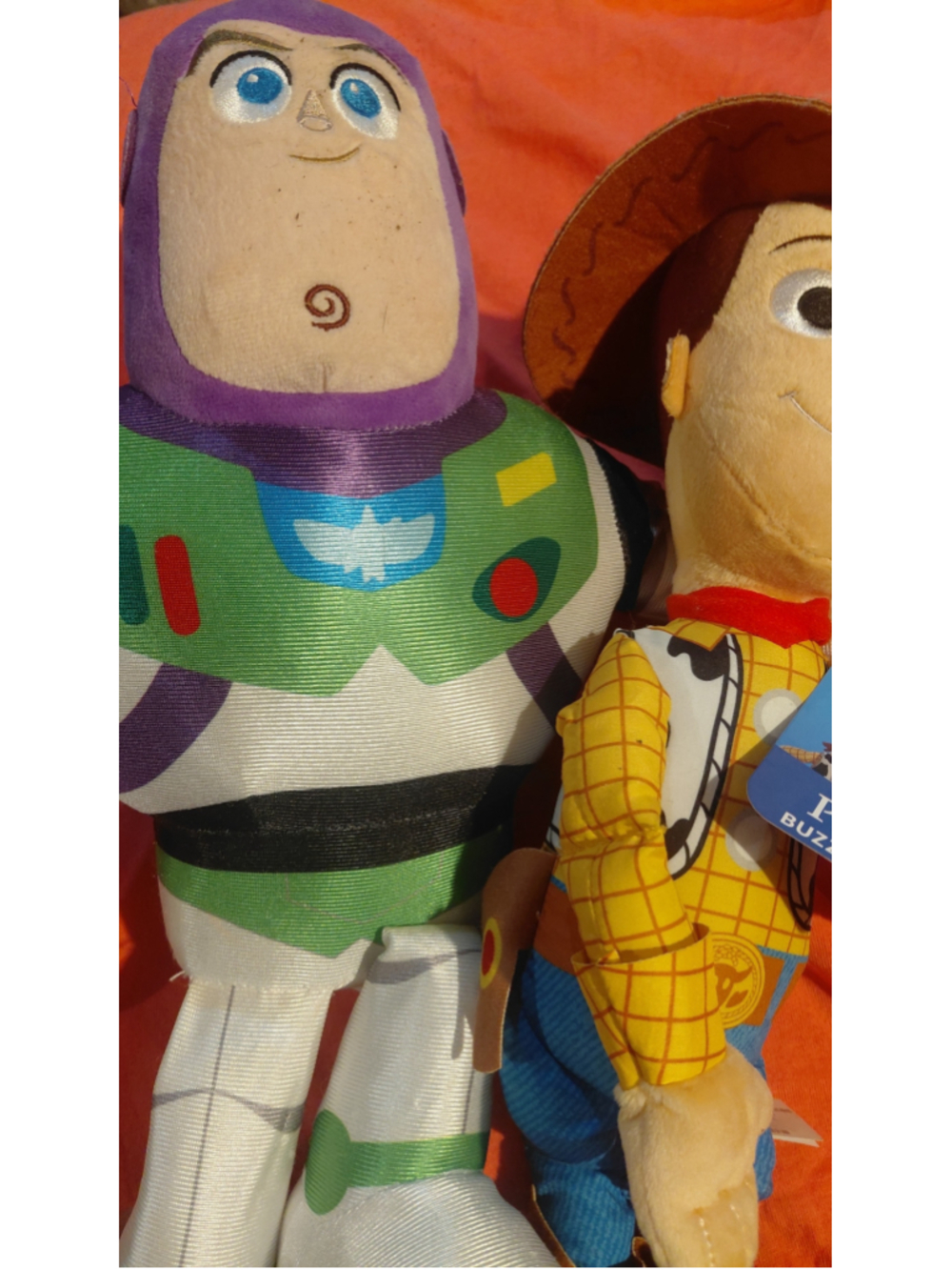 Kohl's Cares Toy Story Buzz & Woody Plush Set One Size White Yellow - Picture 2 of 3